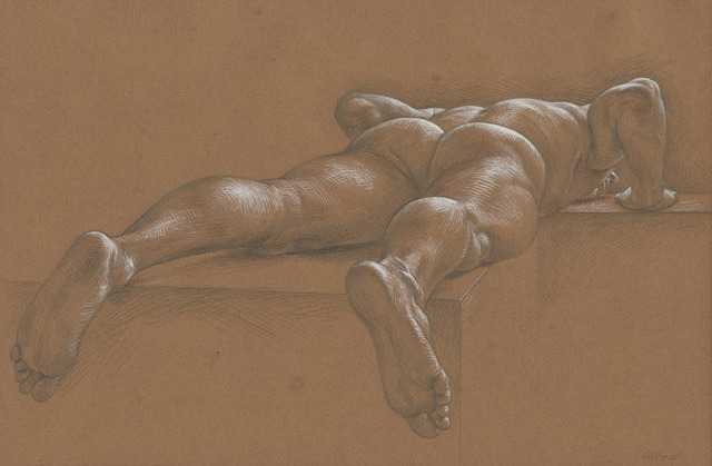 Paul Cadmus Nude Male Reclining Face Down Ts Artsy