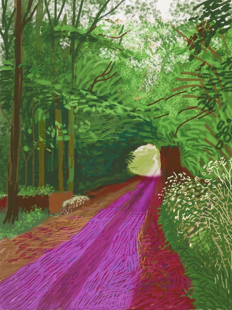 David Hockney The Arrival Of Spring In Woldgate East Yorkshire In