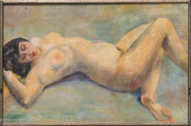 Arthur Beecher Carles Nude Portrait Of Alma Davies Available For