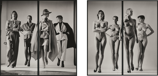 Helmut Newton Sie Kommen Paris Dressed And Naked Artsy