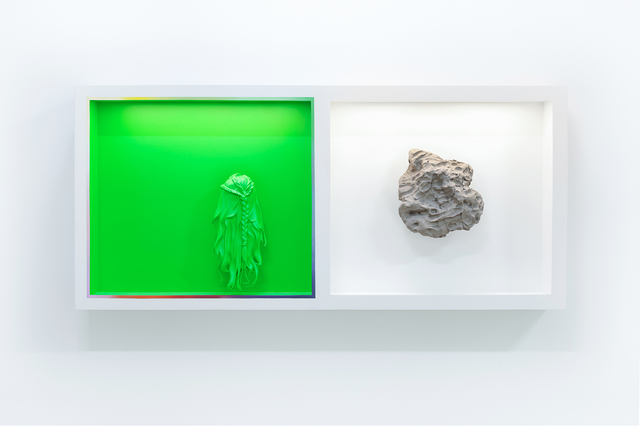 Michael Jones McKean, ‘The Comedy’, 2014, Sculpture, Wood, hair, wig, resin, plastic, lights, stainless steel, Emerson Dorsch