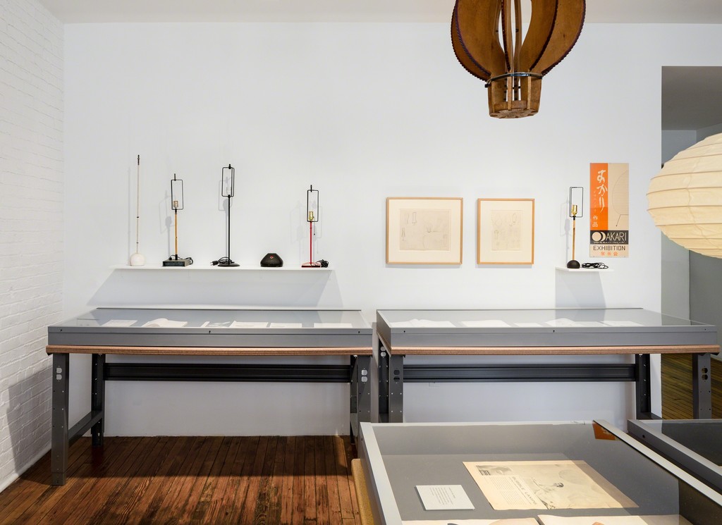 Akari in the Archives. Photo: Nicholas Knight. ©The Isamu Noguchi Foundation and Garden Museum, NY / ARS. Akari in the Archives. Photo: Nicholas Knight. ©The Isamu Noguchi Foundation and Garden Museum, NY / ARS.