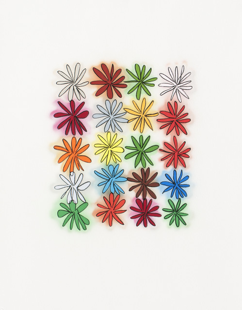 Polly Apfelbaum, ‘Flower Garden’, 2004, Print, Spray Stencil and Screenprint, Durham Press, Inc.