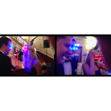 Eve Sonneman, New Year's Digital Masks, Metropolitan Club (2018)