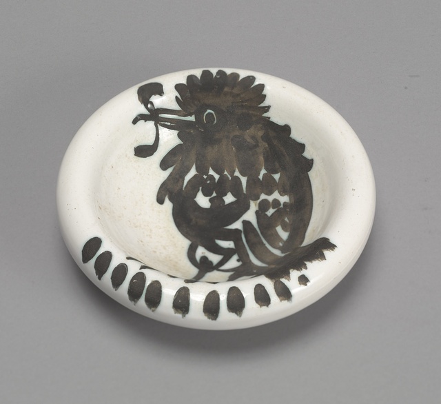 Pablo Picasso, ‘Oiseau au ver (A.R. 172)’, 1952, Other, Terre de faïence ashtray, painted and partially glazed, Sotheby's