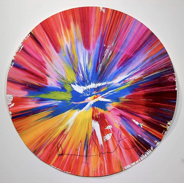 Damien Hirst, ‘"Circle Spin Painting" signed recto.’, 2007, MultiplesInc Projects