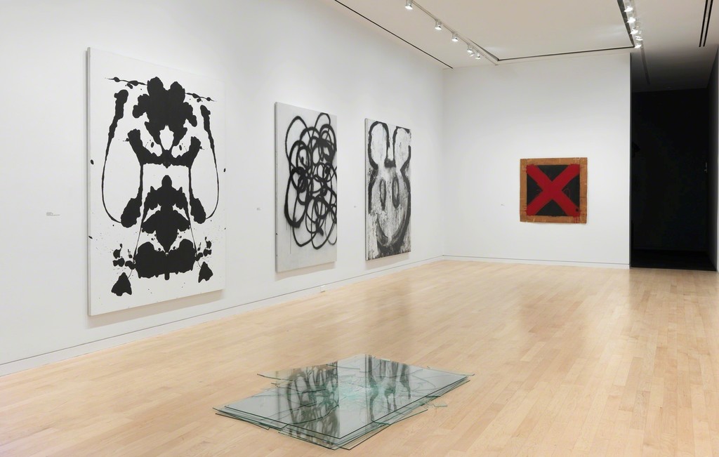 Artworks, clockwise from bottom center: © 2017 Barry Le Va; © 2017 The Andy Warhol Foundation for the Visual Arts, Inc. / Artists Rights Society (ARS), New York; © Christopher Wool, courtesy the artist and Luhring Augustine, New York; © Joyce Pensato; © 2017 James Nares, courtesy the artist and Paul Kasmin Gallery.
Photo by Rob McKeever. Courtesy Gagosian. Artworks, clockwise from bottom center: © 2017 Barry Le Va; © 2017 The Andy Warhol Foundation for the Visual Arts, Inc. / Artists Rights Society (ARS), New York; © Christopher Wool, courtesy the artist and Luhring Augustine, New York; © Joyce Pensato; © 2017 James Nares, courtesy the artist and Paul Kasmin Gallery.
Photo by Rob McKeever. Courtesy Gagosian.