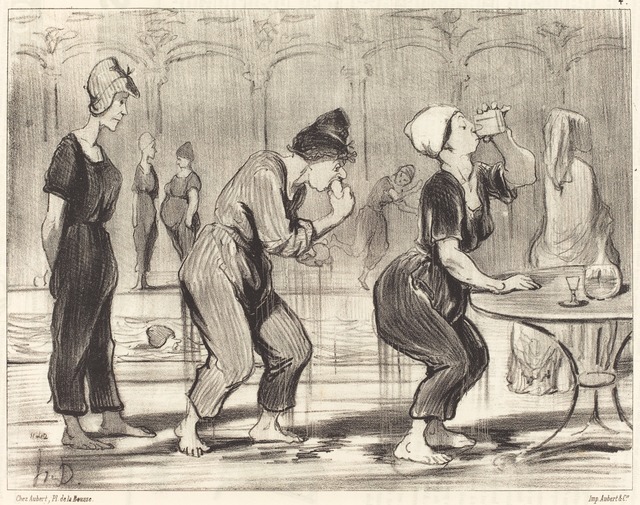 Honoré Daumier, ‘Entre deux plongeons’, 1847, National Gallery of Art, Washington, D.C.