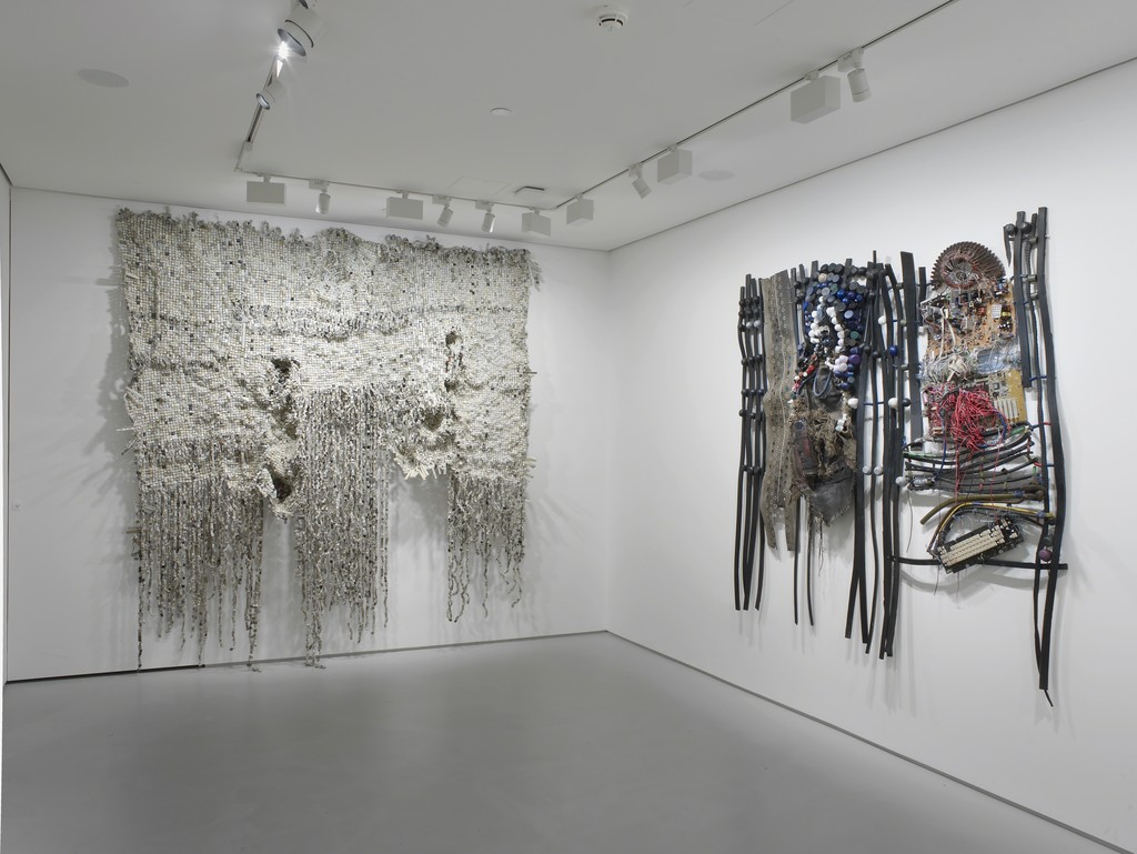 Moffat Takadiwa: Foreign Objects, Exhibition view, Tyburn Gallery, 2015, Courtesy Tyburn Gallery Moffat Takadiwa: Foreign Objects, Exhibition view, Tyburn Gallery, 2015, Courtesy Tyburn Gallery