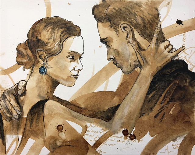 MineWill, ‘Slow coffee’, 2018, Galerie Libre Est L'Art