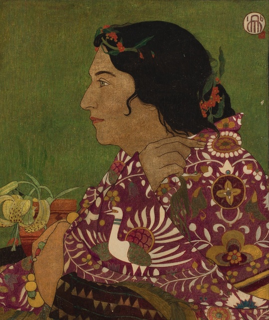 Maxwell Ashby Armfield, ‘Profile portrait of a Navaho Indian’, 1881-1972, Liss Llewellyn