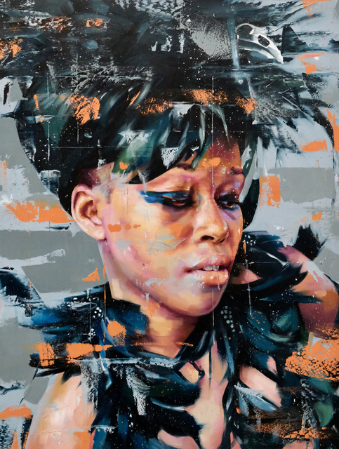 Silvio Porzionato, ‘Ultimo atto, blackseries 22’, 2018, Painting, Oil on canvas, Galleria Punto Sull'Arte