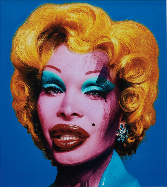 David LaChapelle, ‘Amanda as Marilyn (blue)’, 2007, Phillips