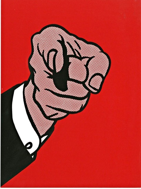 Roy Lichtenstein, ‘Finger Pointing, from the Collection of Ileana Sonnabend and the Estate of Nina Castelli Sundell’, 1973, Alpha 137 Gallery