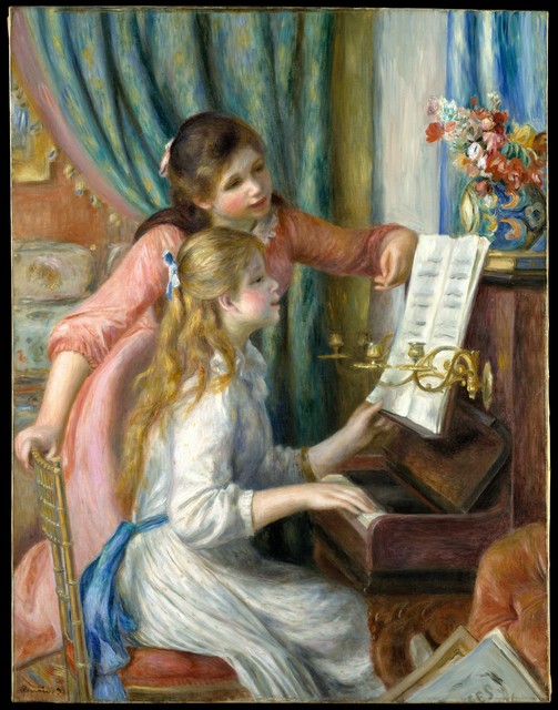 Pierre-Auguste Renoir, ‘Two Young Girls at the Piano’, 1892, The Metropolitan Museum of Art