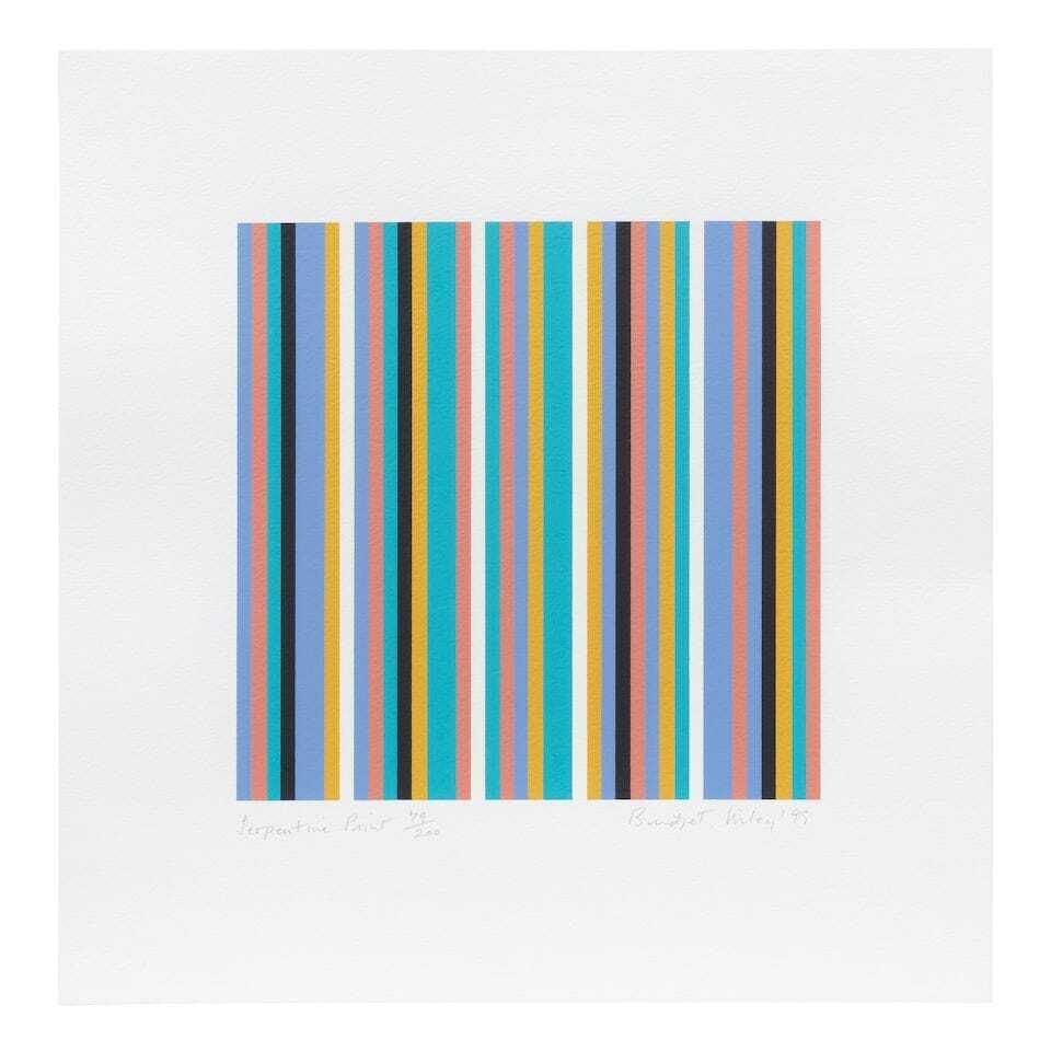 Bridget Riley - Serpentine Print (Tommasini & Gubay 40)