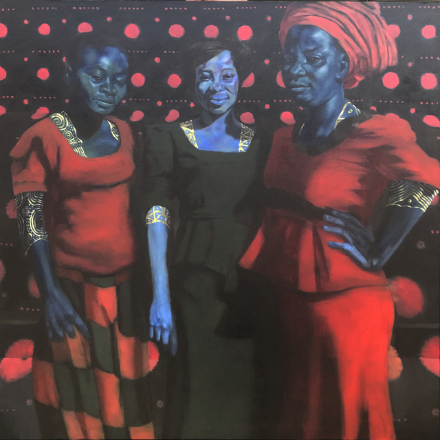Spencer Evans, ‘Happy Sunday (Heritage, Mercy, Gladys)’, 2018, Painting, Oil on canvas, Conduit Gallery