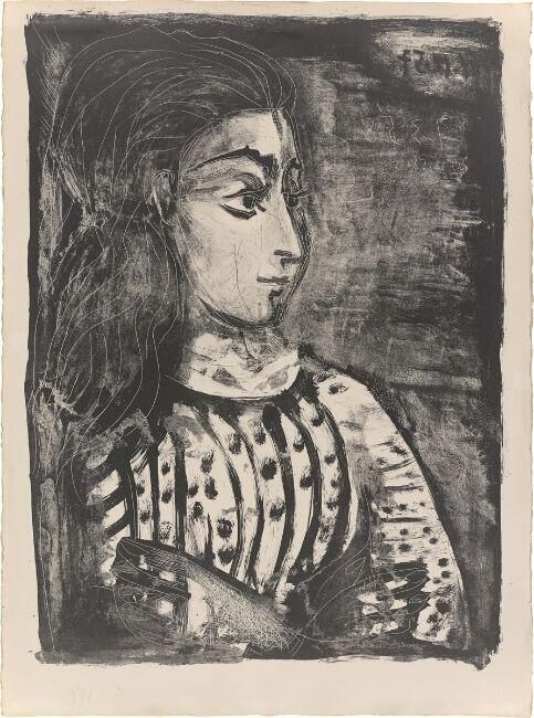 Pablo Picasso - ”Jacqueline de profil”