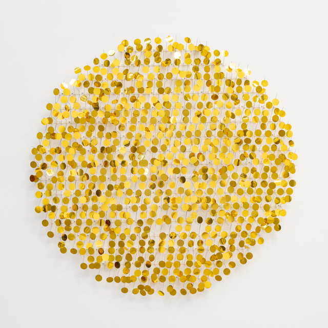 Rodrigo Matheus, ‘Coin’, 2018, Sculpture, Steel and plastic bird spiker, sequins, Fortes D'Aloia & Gabriel