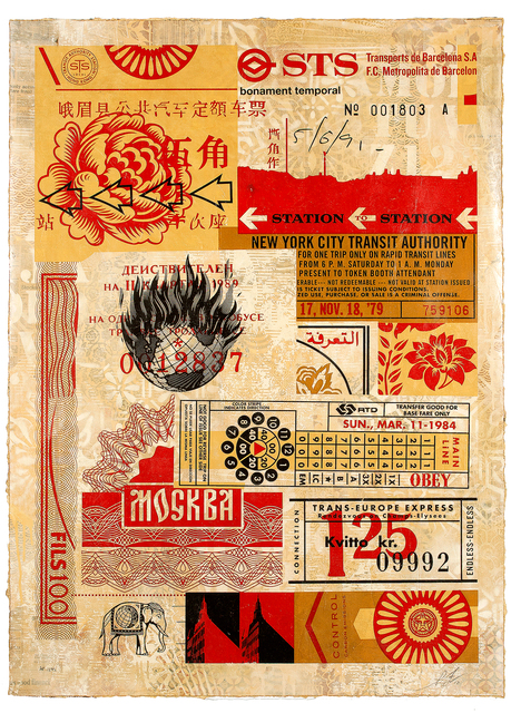 Shepard Fairey (OBEY), ‘Station to Station 2’, 2012, Galerie Ernst Hilger