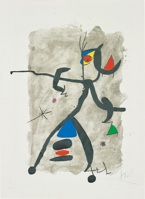 Joan Miró, ‘Per Alberti, per La Spagna (For Alberti, For Spain): one plate’, 1975, Phillips