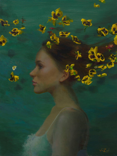 Michael Van Zeyl, ‘Yellow Breeze’, 2015, Painting, Oil, Abend Gallery