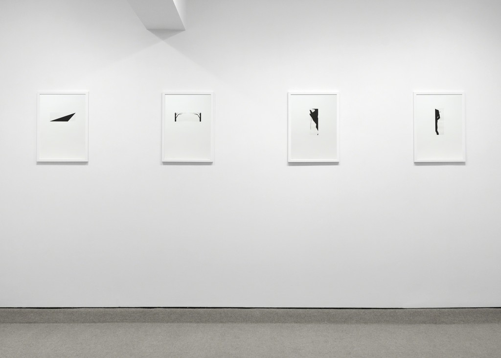 Exhibition view of 4 Robert Moskowitz prints Exhibition view of 4 Robert Moskowitz prints