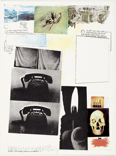 Robert Rauschenberg, ‘Poster for peace’, 1970, Koller Auctions