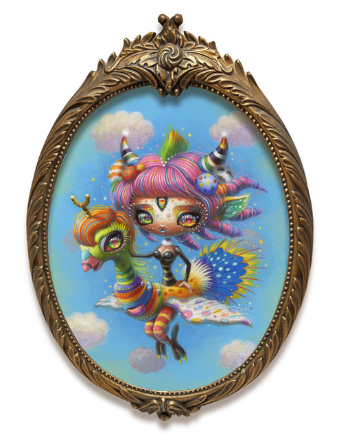 Yoko d'Holbachie, ‘New Planet’, 2019, Painting, Acrylic on coated board, Haven Gallery