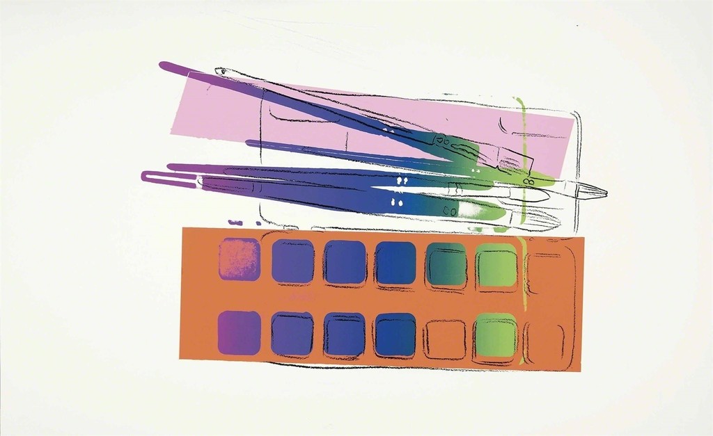 Andy Warhol - Watercolor Paint Kit with Brushes (See F. &amp; S. IIIA.33[a])
