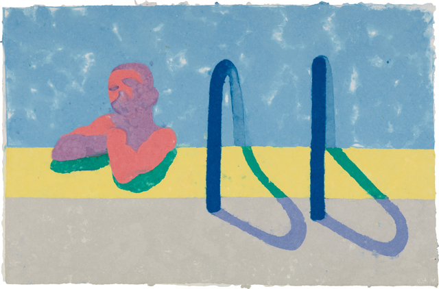 David Hockney, ‘Gregory in the Pool E (Paper Pool 4)’, 1978, Phillips