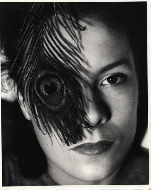 Gyorgy Kepes, ‘Juliet with Peacock Feather’, 1938, Photography, Gelatin silver print ferrotyped, RCM Galerie
