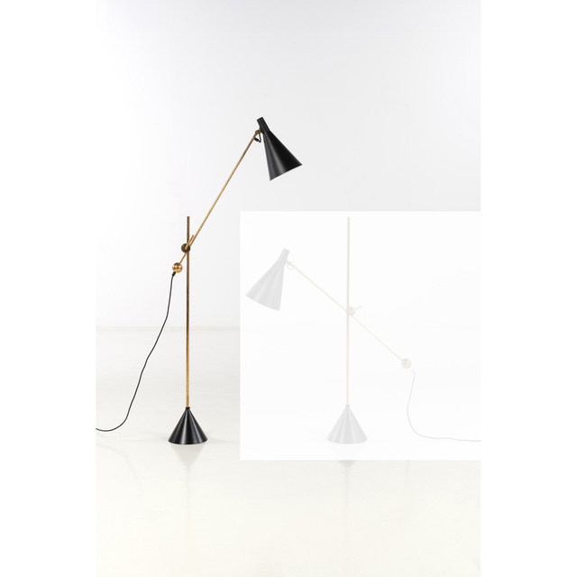 Tapio Wirkkala, ‘Model K10-11, Floor lamp’, 1959, Design/Decorative Art, Laiton et métal laqué, PIASA