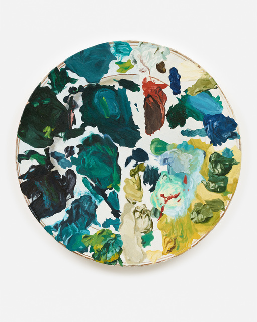 Piotr Nathan, ‘Farbensammler/colourcollector’, 1990, Painting, Oil on canvas, Brutto Gusto