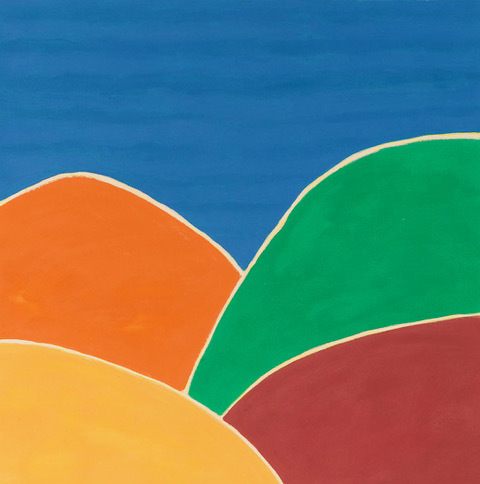 Pat Service, ‘Four Hills’, 2017, Painting, Acrylic on canvas, Nikola Rukaj Gallery