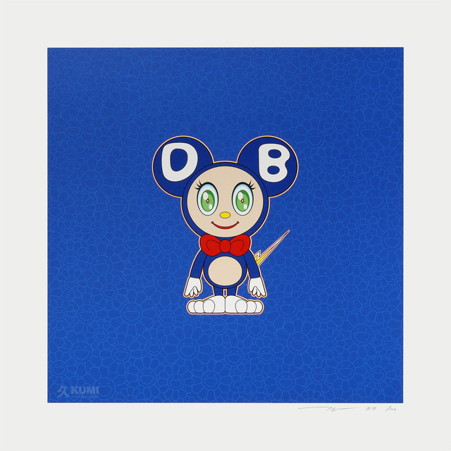 Takashi Murakami, ‘DOB Blue 2020’, 2020, Print, Lithograph, Kumi Contemporary / Verso Contemporary