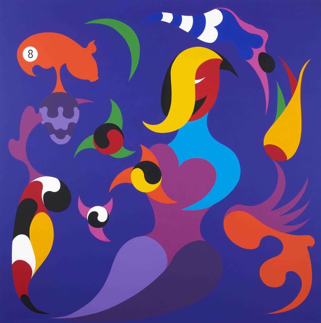 Mauro Perucchetti, ‘Untitled’, 2018, Painting, Acrylic on canvas mounted on board, Alon Zakaim Fine Art