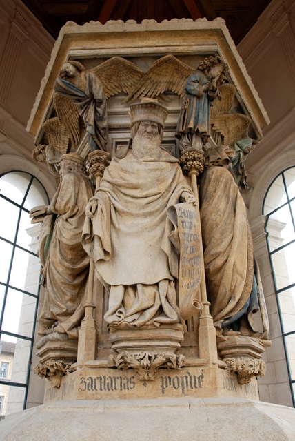 Claus Sluter, ‘The Well of Moses’, 1395-1406, Sculpture, Limestone with traces of paint, Art History 101