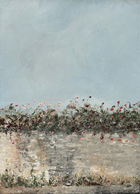 August Strindberg, ‘Flowering Wall’, ca. 1901-1903, Painting, Oil on canvas, Åmells
