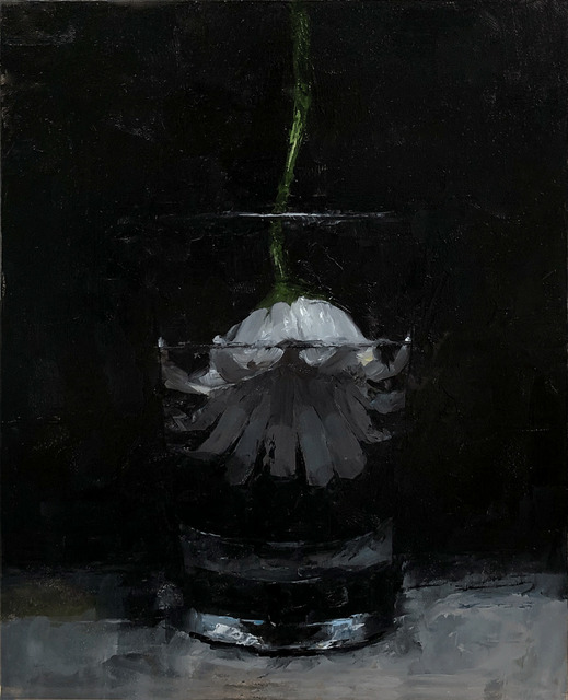 Tom Giesler, ‘Floral 19: daisy #2’, 2020, Painting, Oil on panel, McVarish Gallery
