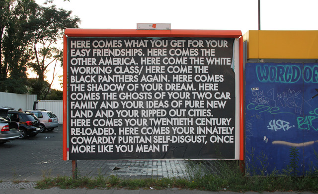 Robert Montgomery, ‘Berlin Billboard’, 2011, Mannerheim Gallery