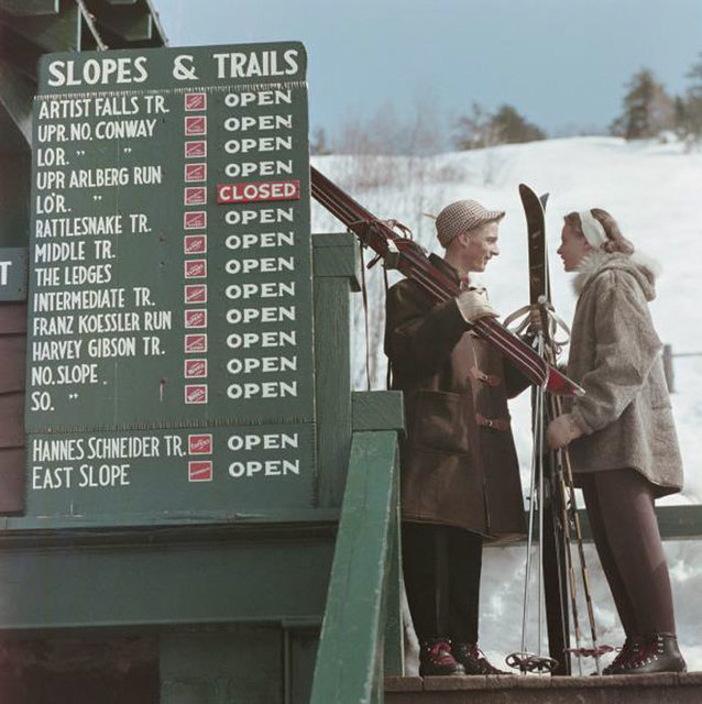 Slim Aarons, ‘Slopes and Trails ’, 1955, IFAC Arts
