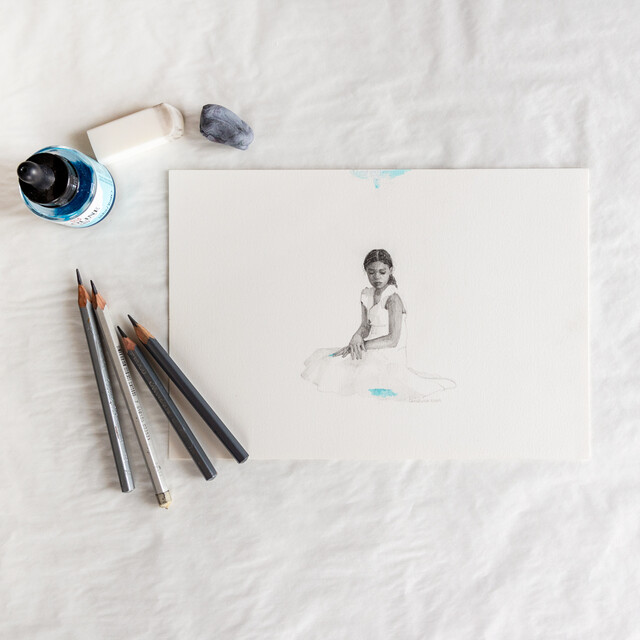 a moment with sky blue