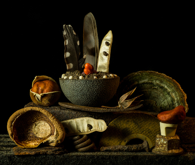Allan Markman, ‘Shrine 1-Feathers’, Soho Photo Gallery