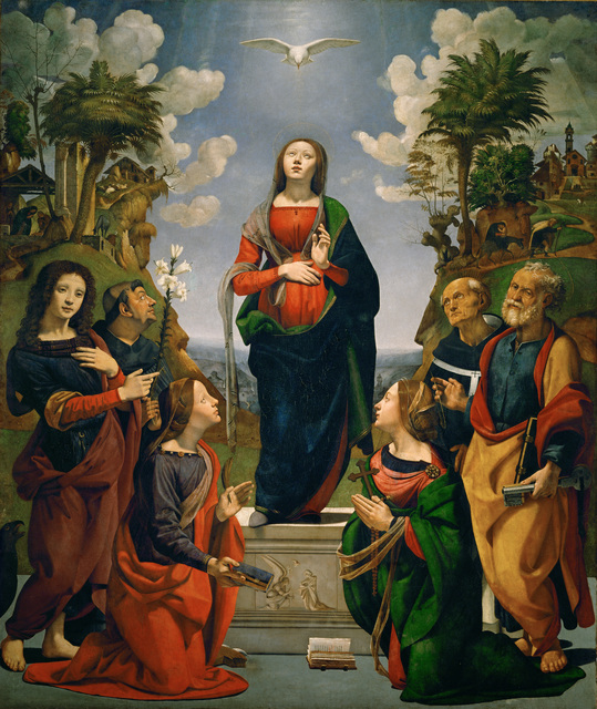 Piero di Cosimo, ‘Immaculate Conception with Six Saints’, ca. 1505, Erich Lessing Culture and Fine Arts Archive