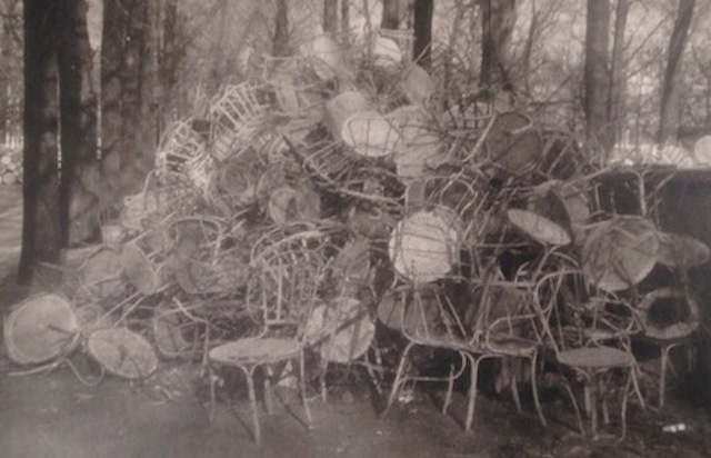 Deborah Turbeville Unseen Versailles Pile Of Chairs 1980