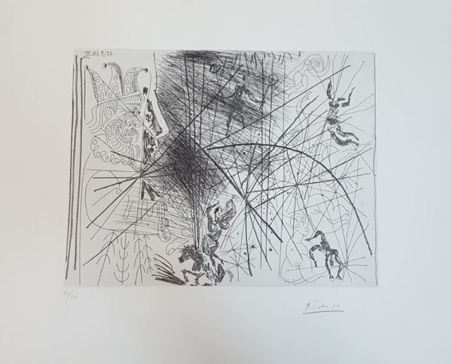 Pablo Picasso, ‘Vieux Bouffon Contemplant des Acrobates I’, 1968, Baterbys