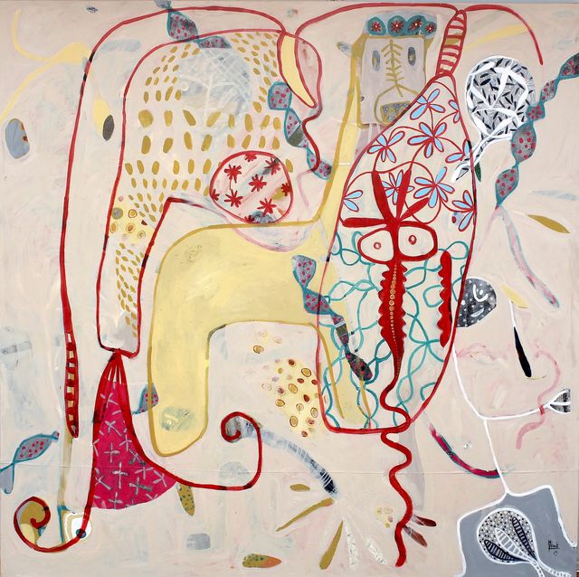 Méné, ‘Sans titre’, 2019, Painting, Mixed media on canvas, OH GALLERY