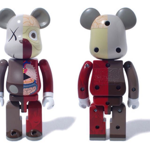 bearbrick kaws