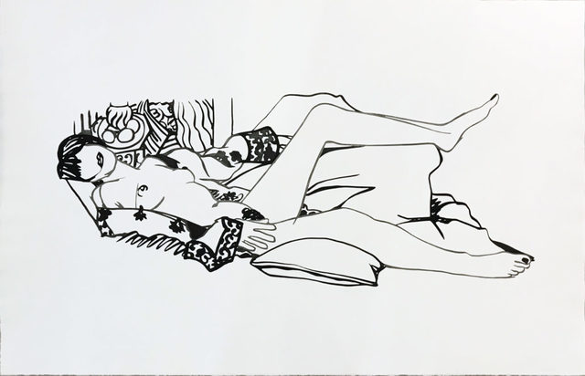 Tom Wesselmann, ‘Monica Nude with Purple Robe’, 1990, Hamilton-Selway Fine Art